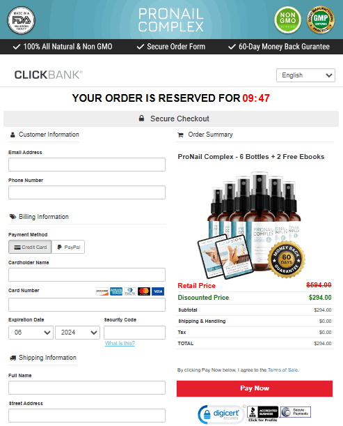 pronail-complex-secure-checkout-page